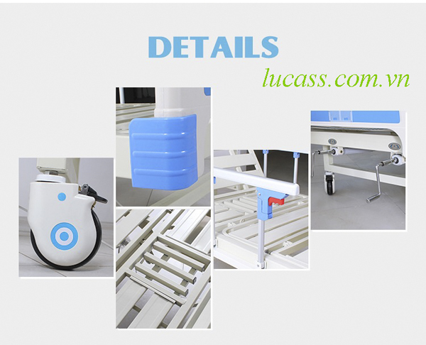 Phụ kiện giường bệnh nhân Lucass GB-2