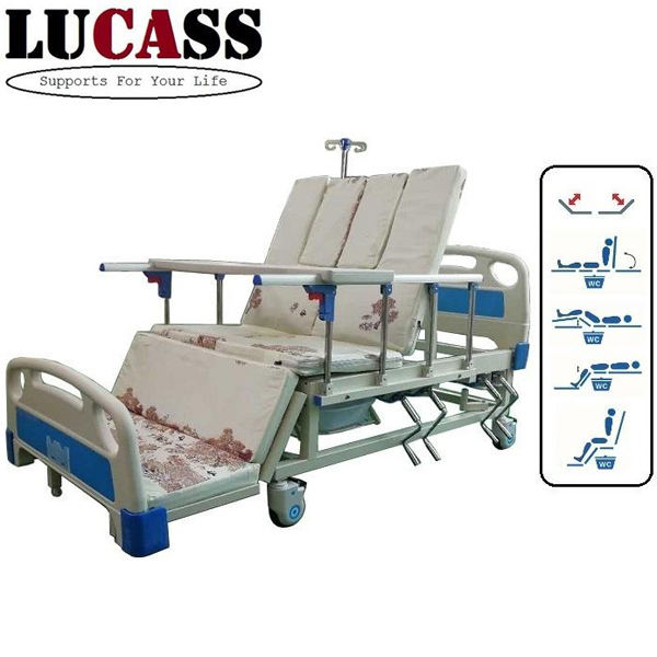 giường bệnh nhân đa chức năng 4 tay quay Lucass GB-T41