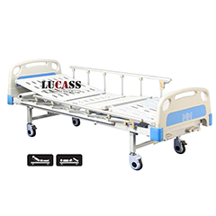 Giường y tế có bô vệ sinh đa 4 tay quay chức năng Lucass GB-T41