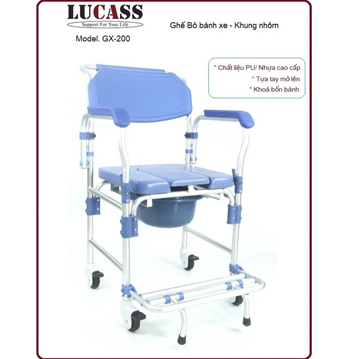 Ghế bô vệ sinh Lucass GX-200
